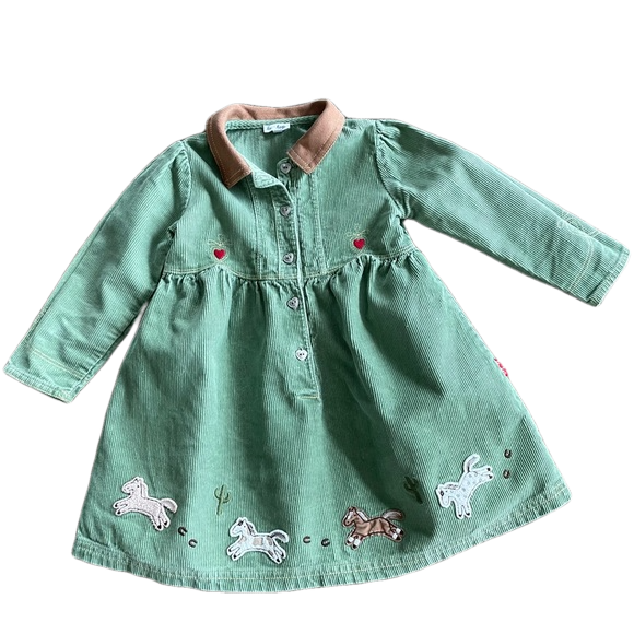 LE TOP CORDUROY DRESS (SZ 3M)