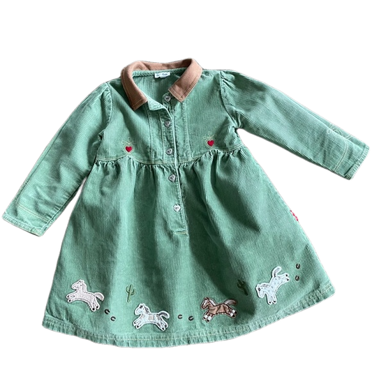 LE TOP CORDUROY DRESS (SZ 3M)