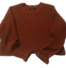Load image into Gallery viewer, BURNT ORANGE FOREVER 21 SWEATER (SZ M)
