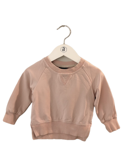 LITTLE BIPSY PINK PULLOVER (SZ 3-6M)