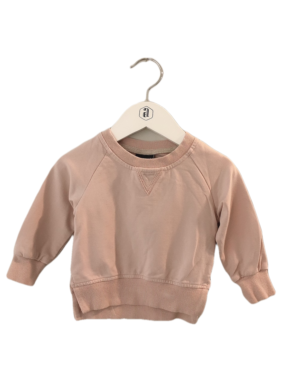 LITTLE BIPSY PINK PULLOVER (SZ 3-6M)