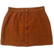 Cargar imagen en el visor de la galería, BURNT ORANGE ARIZONA JEANS SKIRT (SZ L)
