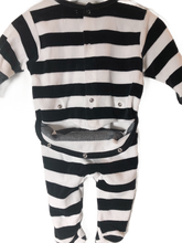 Cargar imagen en el visor de la galería, LEVERET Designed in France STRIPED ONESIE (SZ 3M)
