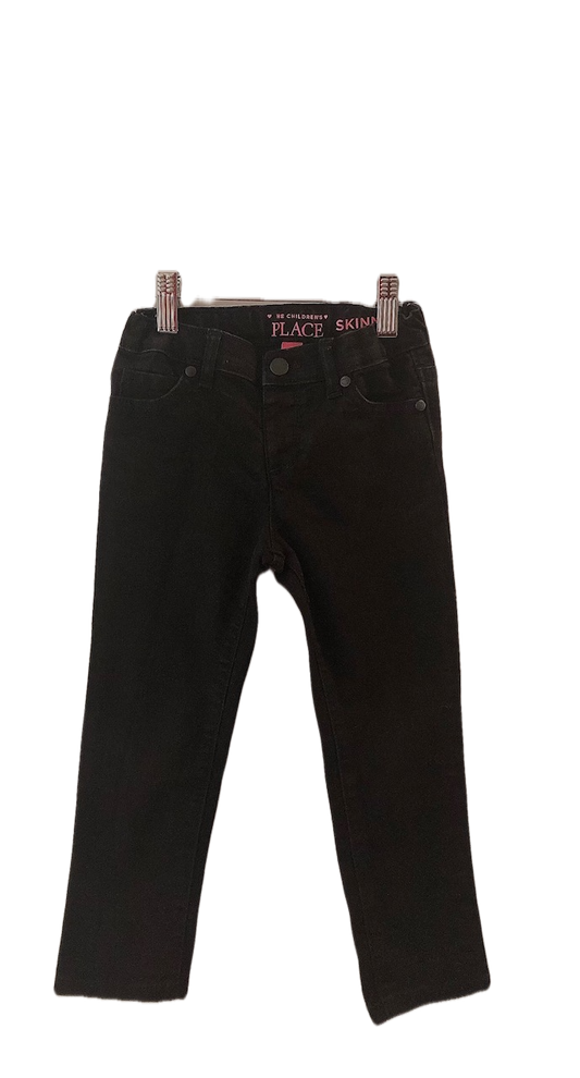 THE CHILDREN'S PLACE BLACK SKINNY JEANS (SZ 4T)