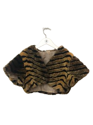 XOXO FAUX FUR SHRUG