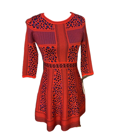 GB GIRLS SWEATER DRESS - ANIMAL PRINT (SZ XL)