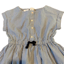 Load image into Gallery viewer, NWT CREWCUTS BLUE/WHITE GINGHAM DRESS (SZ 7)
