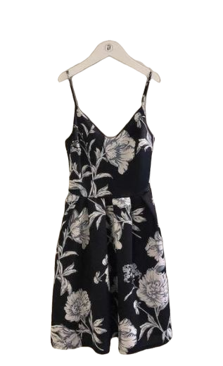 SOPRANO BLUE FLORAL DRESS (SZ XS)