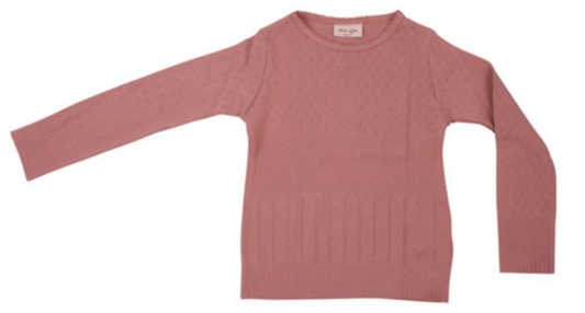 NOA NOA MINIATURE PINK LONG SLEEVE TOP (SZ 7)