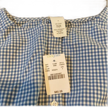 Load image into Gallery viewer, NWT CREWCUTS BLUE/WHITE GINGHAM DRESS (SZ 7)
