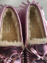Load image into Gallery viewer, J. CREW CREWCUTS METALLIC MOCCASIN (SZ 13 )
