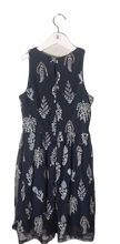 Load image into Gallery viewer, GB GIRLS BLUE EMBROIDERED DRESS (SZ L)
