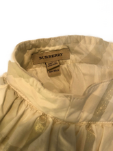 Load image into Gallery viewer, BURBERRY WHITE/METALIC LAYERED SKIRT (18M)
