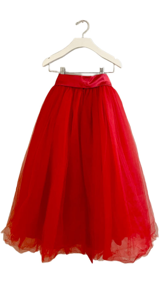 RED TULLE SKIRT (7/8)
