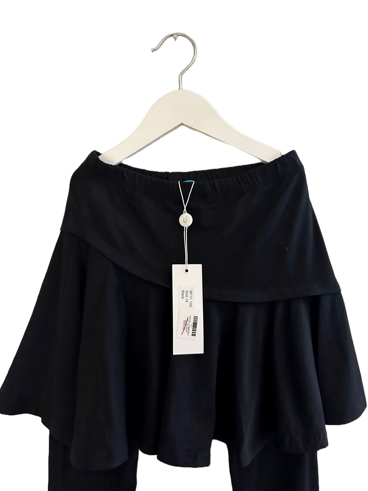 BLUBYBLU JERSEY LEGGINGS W/ SKIRT (SZ 14)