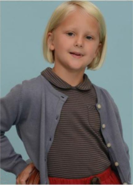 NWT OLIVE JUICE STRIPE SHIRT (SZ 2Y)