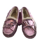 Load image into Gallery viewer, J. CREW CREWCUTS METALLIC MOCCASIN (SZ 13 )
