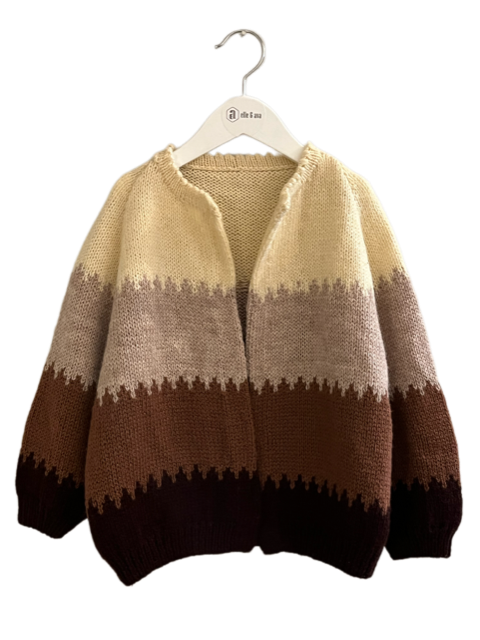 HAND KNITTED CARDIGAN (SZ 5-6)