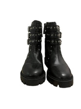 Load image into Gallery viewer, ZARA LEATHER MOTO BOOTS (SZ 2)
