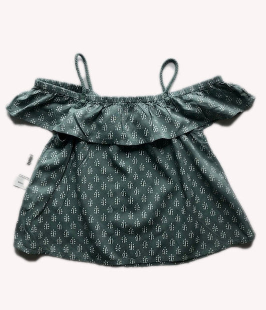NWT GREEN OLD NAVY TOP (SZ 4T)