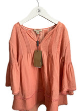 Load image into Gallery viewer, BURBERRY CORAL PINK TUNIC (SZ M/14-16)
