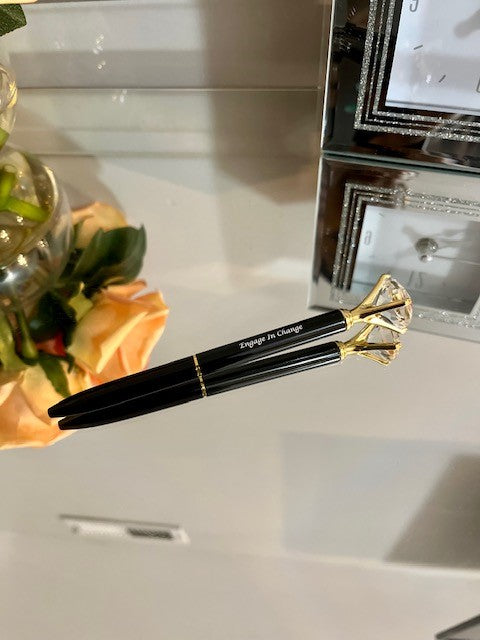 ENGAGE IN CHANGE JEWEL PEN / BLACK