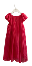 Load image into Gallery viewer, H&amp;M SPARKLE PINK ACCORDION DRESS (SZ 8-9)
