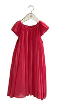 Load image into Gallery viewer, H&amp;M SPARKLE PINK ACCORDION DRESS (SZ 8-9)
