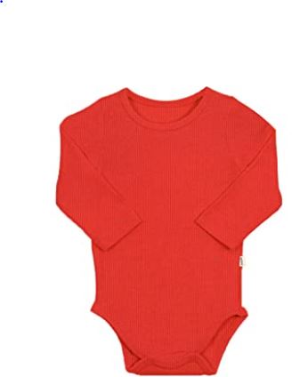 RED AVAUMA LONG SLEEVE ONESIE (SZ L)