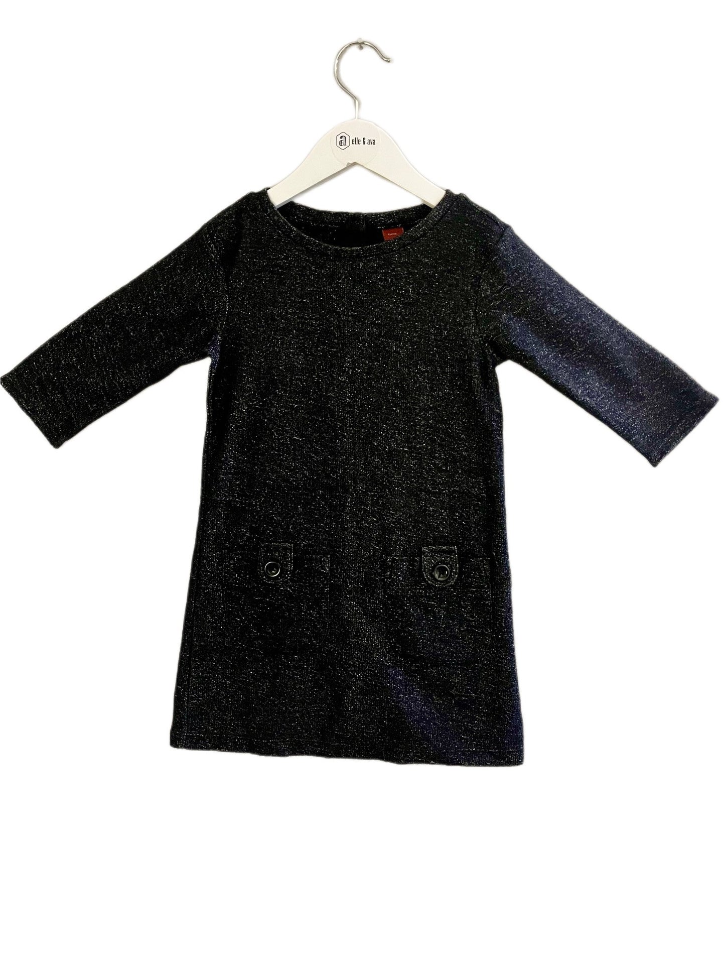 TEA BLUE GLITTER DRESS (SZ 6)