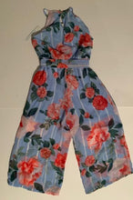 Cargar imagen en el visor de la galería, NWT MYMICHELLE GIRLS FLORAL JUMPSUIT (SZS 7-8)
